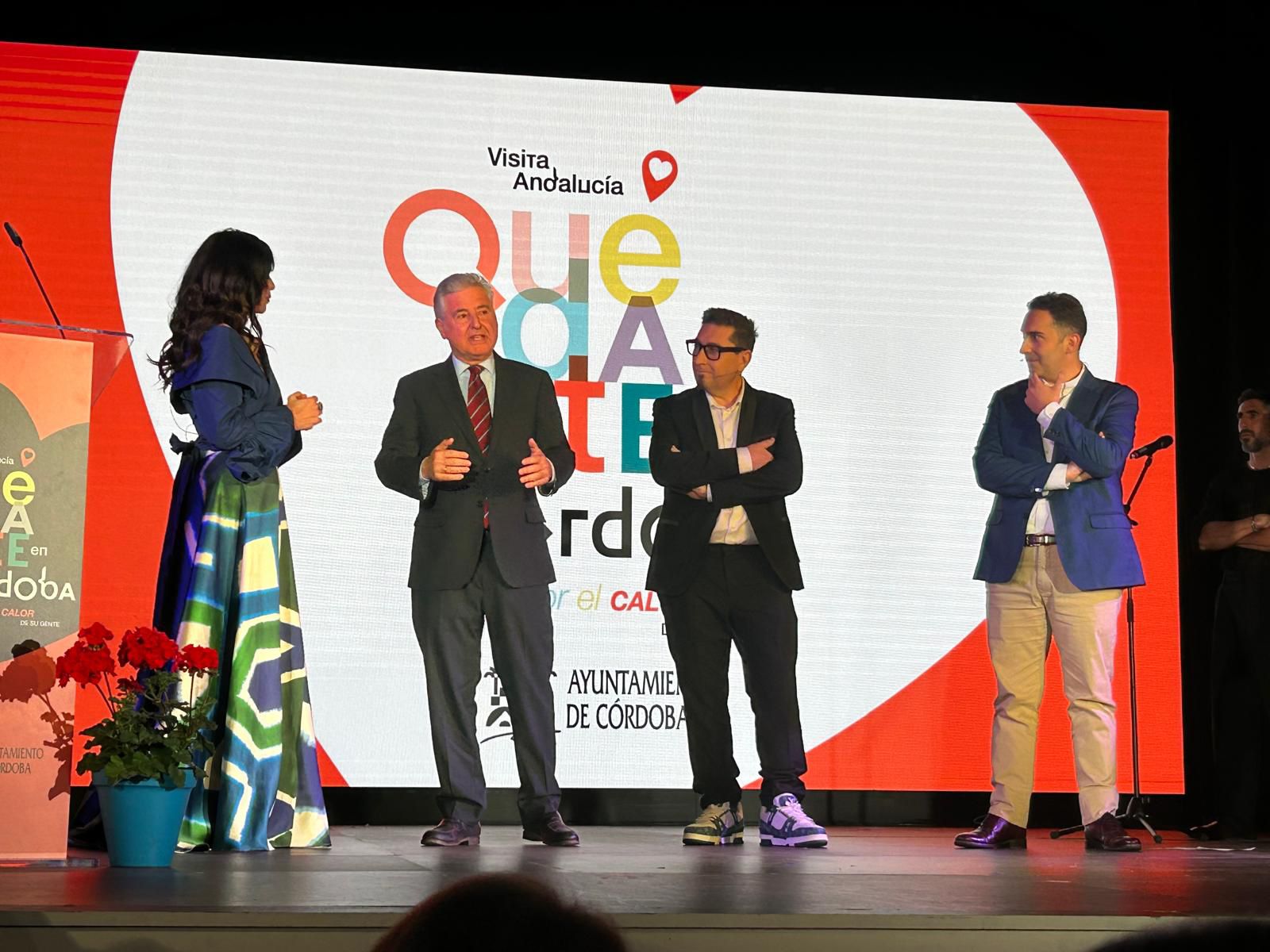 Periko Ortega, embajador de Córdoba en la presentación de la campaña Córdoba turismo en Madrid.