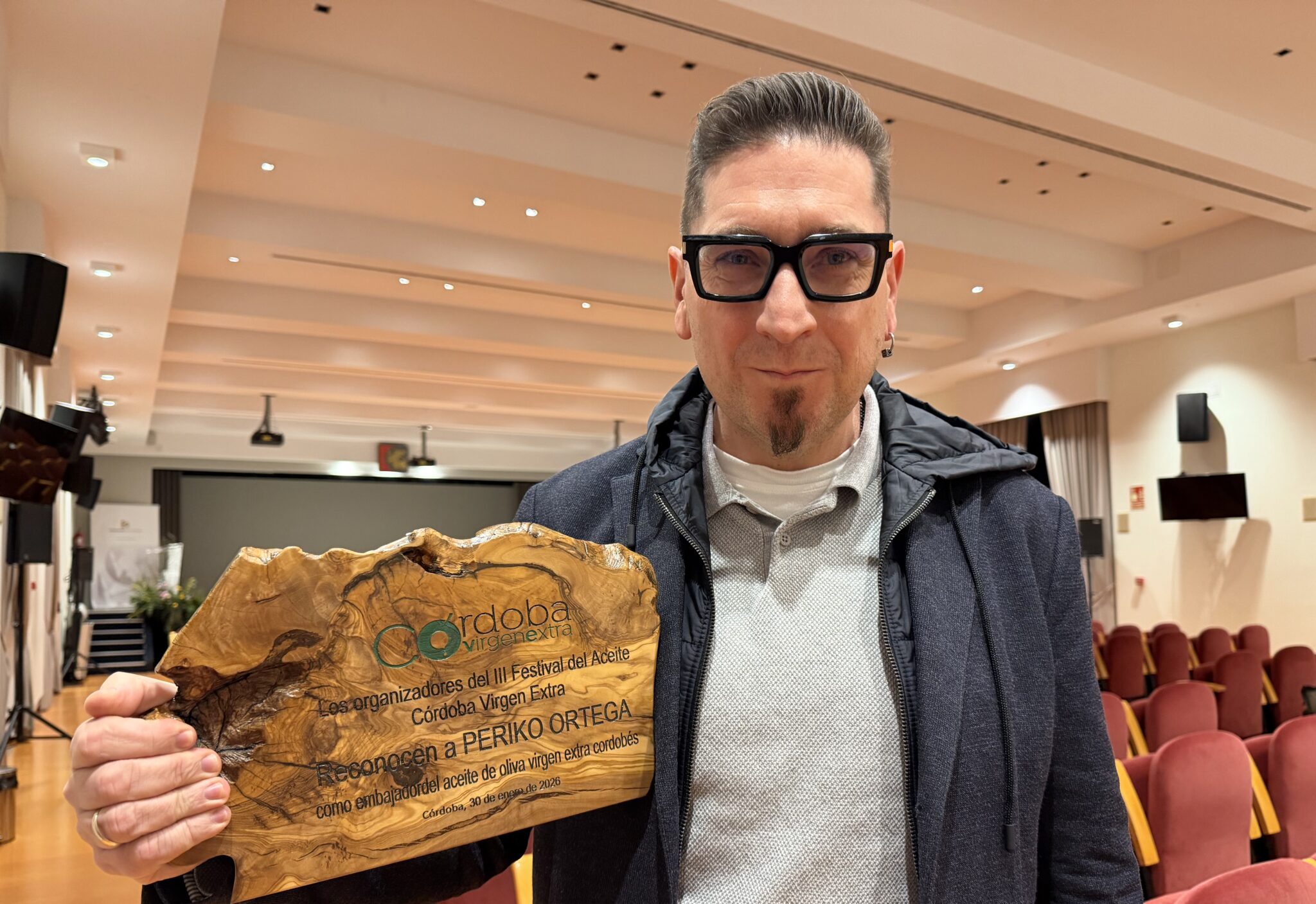 El chef Periko Ortega, nombrado embajador del III Festival Córdoba Virgen Extra